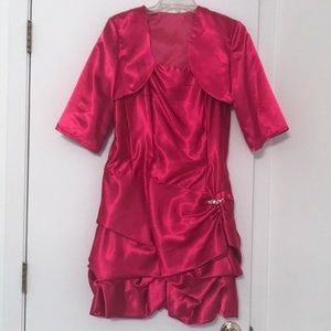 Pink special occasion dress